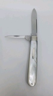 Vtg EC Simmons Keen Kutter Two Blade Knife Mother of Pearl Handle Pocketknife