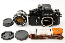   MINT/w Strap  Nikon F2 Photomic Black DP-1 Nikkor-S 50mm f1.4 35mm From JAPAN