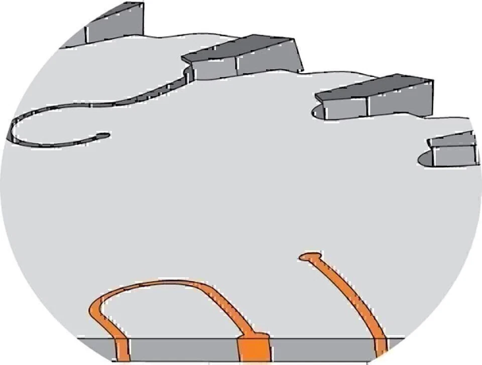 CMT 285.660.10 Naranja Cromo Resistente Hoja de Corte Transversal 10" x T60 ATB Foto 2 de 4