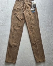 VTG 80s Deadstock Wrangler Silverlake High Rise Bareback Brown Cowgirl 15/16 NWT