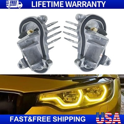 Fits for BMW F80 M3 F82 M4 F83 LCI 2018-2020 2x Yellow DRL Angel Eyes LED Module