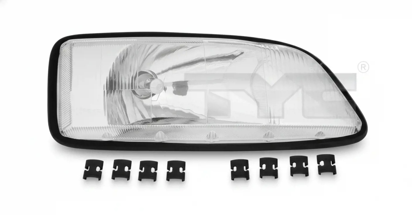 Für TYC O�WIETLENIE 20-5484-LA-1 VV S-70 1996-2000 HEAD LAMP LENS LH (also fit) - Bild 4