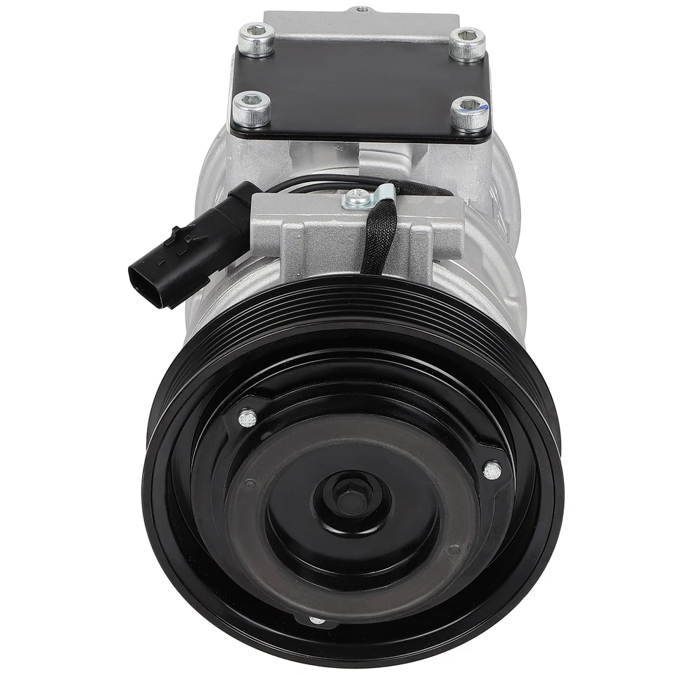 AC Compressor w/ Clutch For Dodge Caravan Jeep Wrangler Plymouth Voyager 96-00 - Image 3 of 4