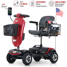 METRO Electric Mobility Scooter Seniors 300W Heavy Duty 4 Wheel with Cup Holder