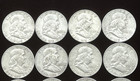 BEN FRANKLIN HALF DOLLARS~90% SILVER~1963-D~LOT of 20~VERY FINE~CIRCULATED~READ! — photo 2