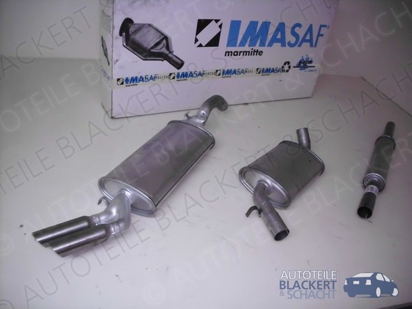 Imasaf Auspuffset Ab VorschalldäMpfer für VW Golf 2 II 1.8 GTI Ohne Kat 85-08/89-image
