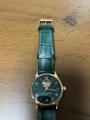 Frederique Constant Classics FC-310MG5B4 Automatic Green Dial Leather Watch