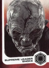2017 Topps Reise nach Star Wars Die letzten Jedi Supreme Leader Snoke #14/14