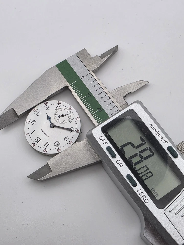 Waltham 6s Pocket Watch Movement 7 Jewel USA 20940448 Good Balance Runs - Image 4 of 4