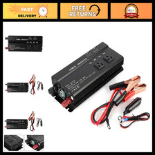 4000W Car Power Inverter with LCD Display, USB  Cigar Lighter Ports, DC 12V to