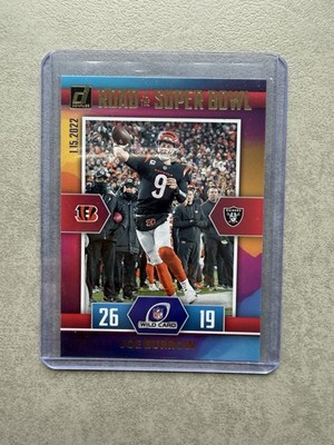 Joe Burrow Cincinnati Bengals Donruss Road To The Super Bowl NFL Football 2022