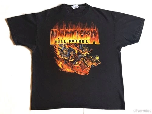 Pantera Vintage T Shirt Tour Concert Hell Patrol 90's O 1990s vintage concert t-shirt, vintage, size XL, single stitch, B+ condition