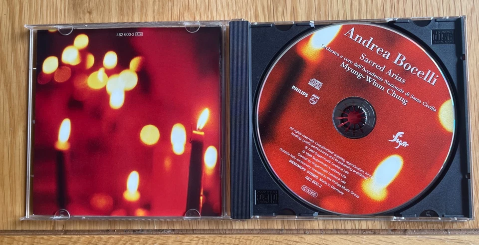 Andrea Bocelli - Sacred Arias (1999) CD Excellent Condition - Image 2 of 3