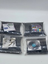 ZX – Lot 4 Magnets Stamps Design Timbre Horloge Vintage Déco Neuf
