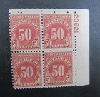 nystamps US Postage Due Plate Block Stamp # J86 Mint OG NH P # Block  L10x3168 — photo 1