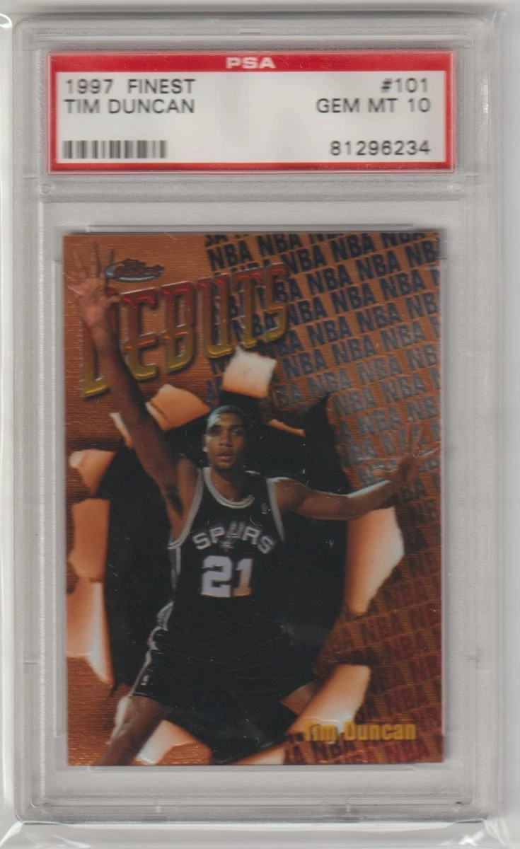 NBA tim duncan rc 10種類セット Amazon.com: Tim Duncan (San Antonio Spurs) 1997 Topps Finest
