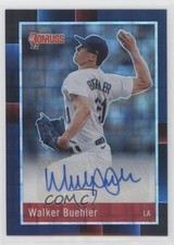 2022 Panini Donruss Optic Blue Pandora Prizm 4/8 Walker Buehler Auto 0m4q