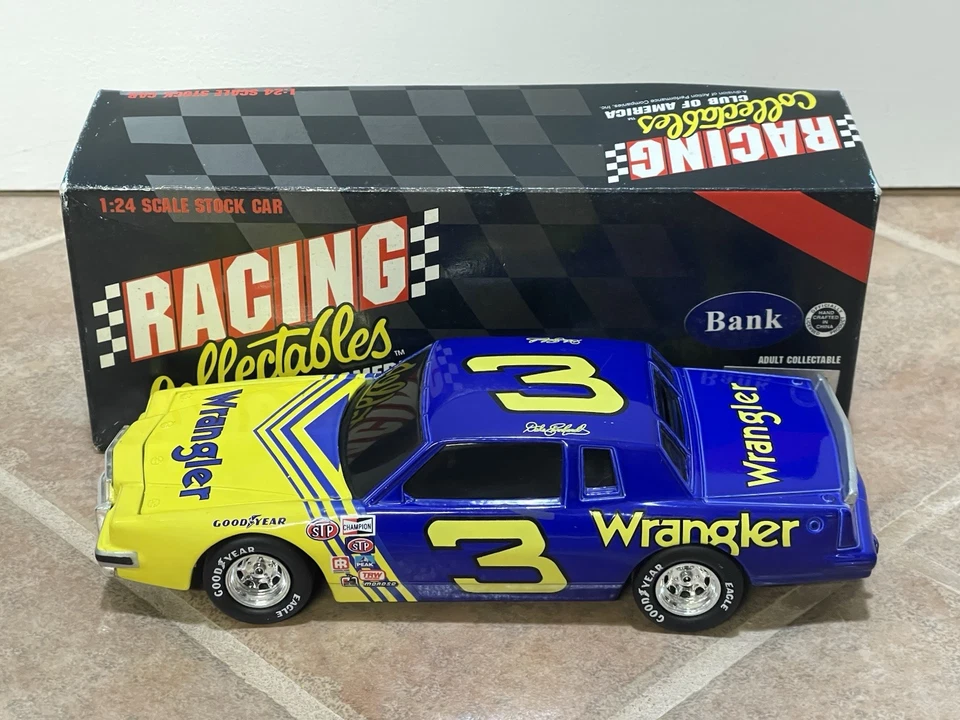 Pontiac Grand Prix 1981 Dale Earnhardt Wrangler #3 acción NASCAR 1/24 raro Foto 3 de 4