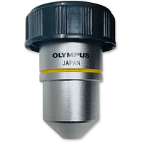 Olympus 10x E A10 0.25 160/- Microscope Objective Lens Yellow Made in Japan