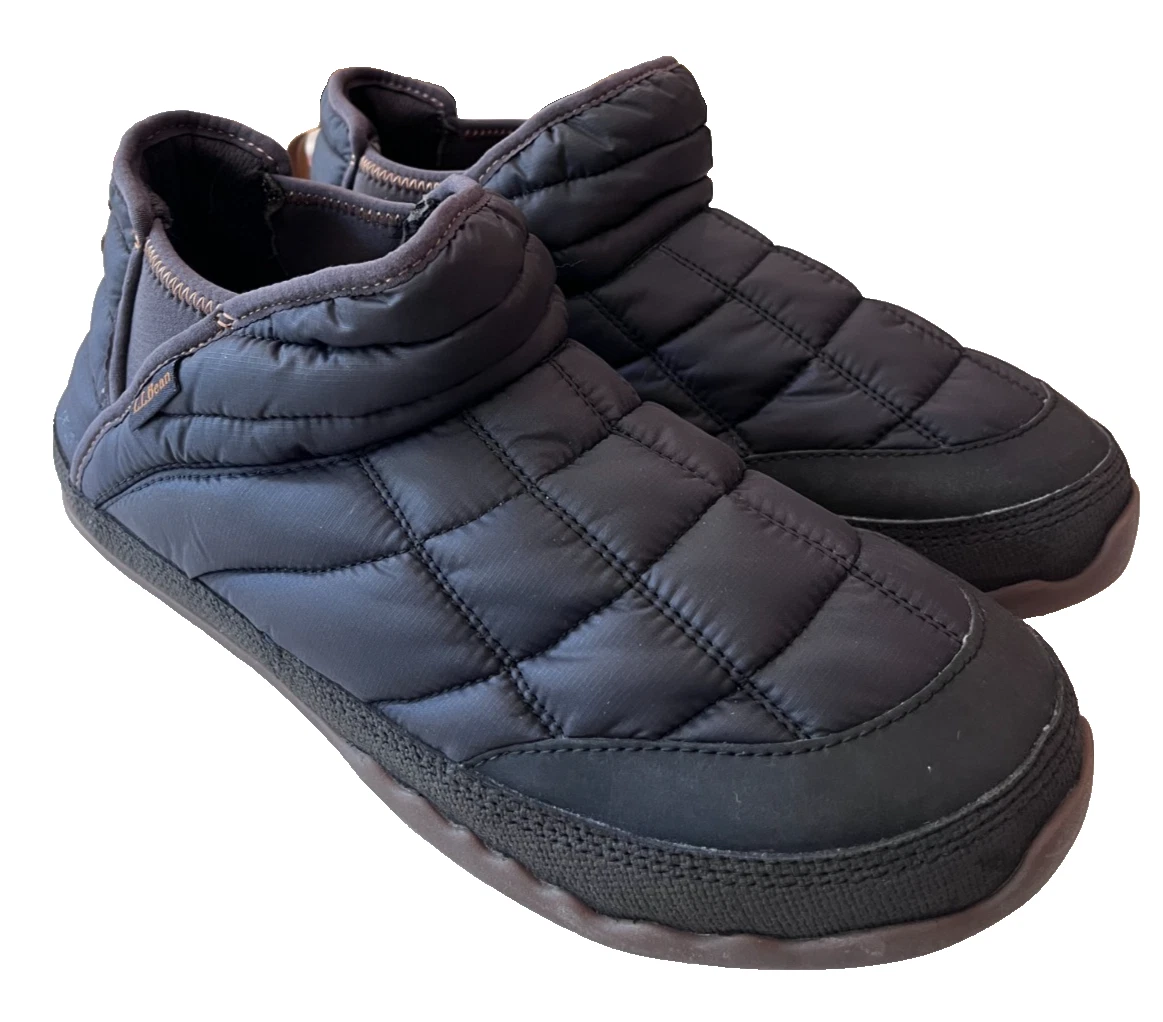 LL Bean NEW Size 9 Mountain Quilted Ankle Boots II Medium Black Slip On Mens L.L.Bean Black Boots for Men for Sale | Shop New & Used  main image 4