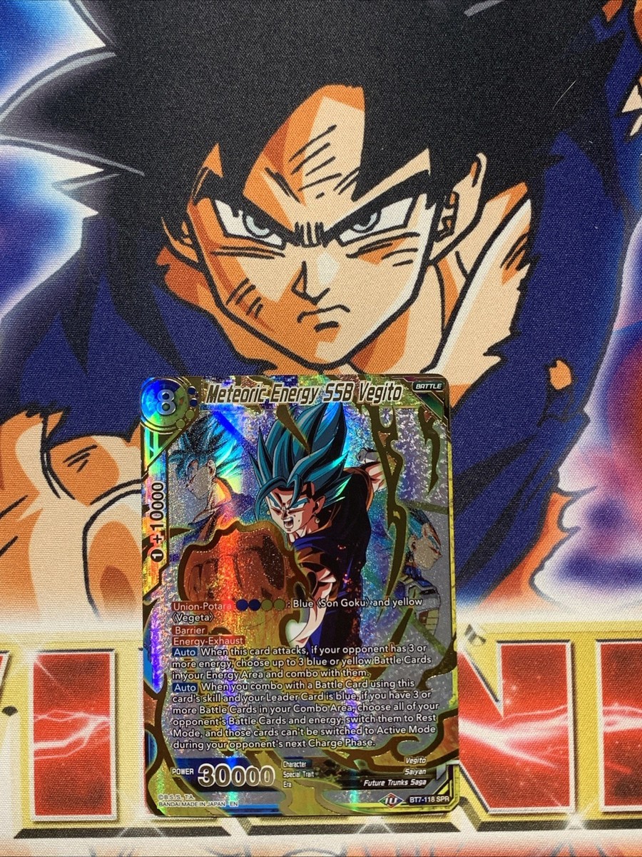 Meteoric Energy SSB Vegito SPR BT7-118 Dragon Ball Super Card Game