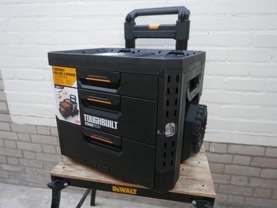 TOUGHBUILT B1 D R93 STACKTECH LOCKING TRIPLE DRAWER ROLLING SYSTEM