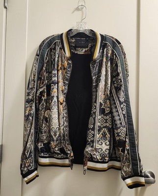 Zara | Jackets & Coats | Zara Velvet Bomber Jacket Floral ...