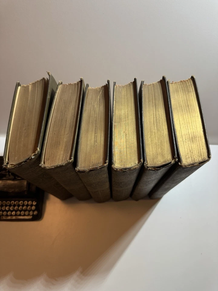 ANTIQUE THE ROMANCES OF ALEXANDRE DUMAS LIMITED EDITION 1893  313/1000 Gilt Rare - Image 2 of 4