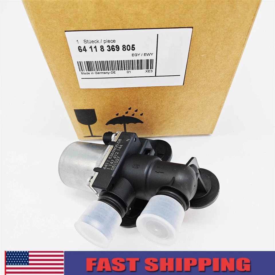 Heater Valve for BMW 323 330 525 530 E46 3 Series E90 325i 328i 64118369805 - Изображение 2 из 4