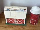Vintage Fisher Price Little People Barn And Silo. Moos When Barn Opens