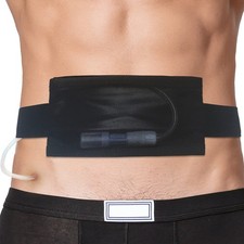 Breathable Peritoneal Dialysis Belt PD Catheter Holder Belt with Mesh Pouch S...