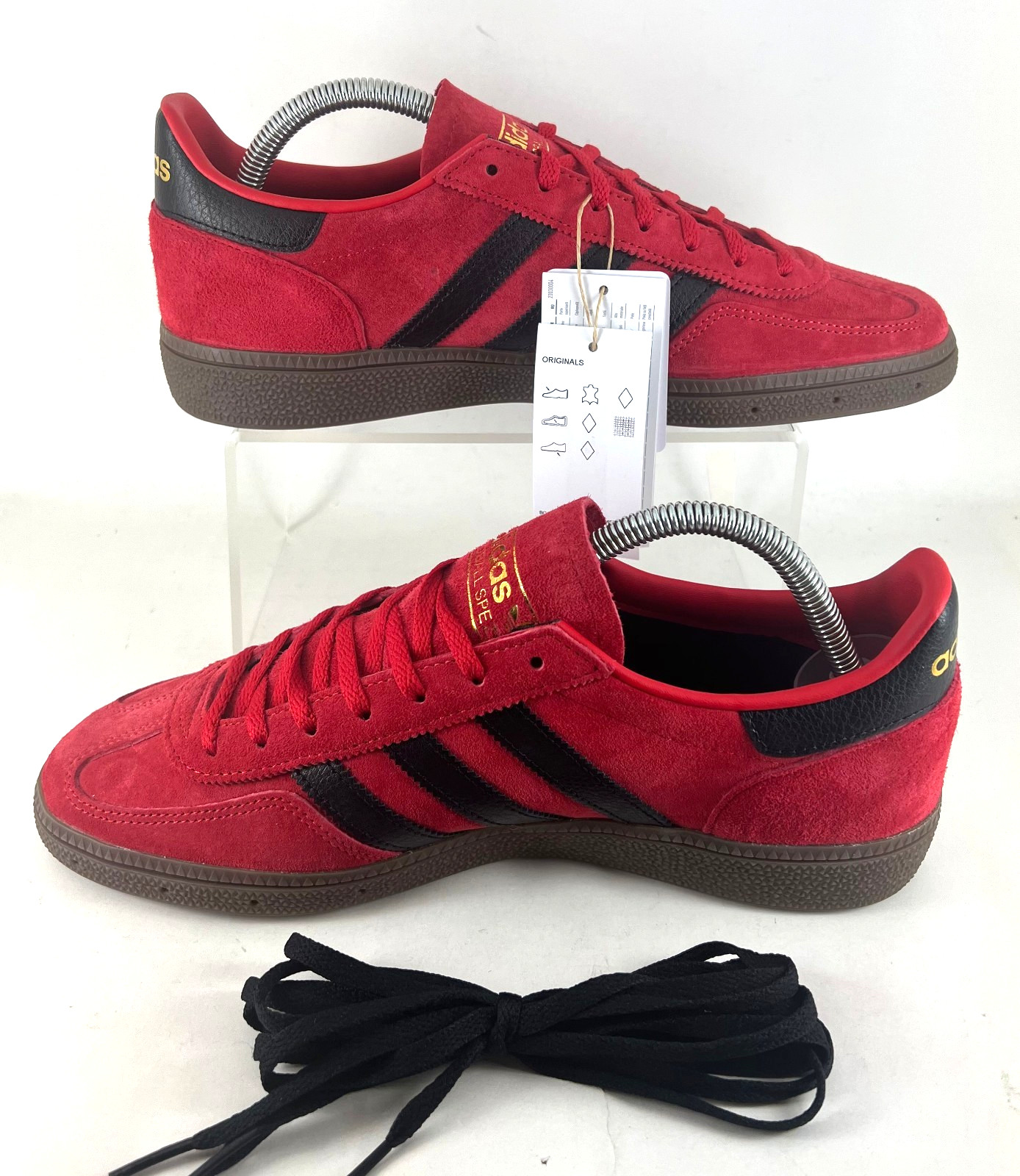 Adidas Originals Handball Spezial Trainers-Red/Black-Size 8-New *RARE* RRP £130 image 7