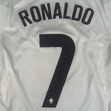 Seltenes Original Ronaldo 7 Portugal 2020/2021 Auswärts Fußball Trikot Herren Small