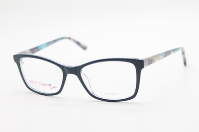 NEW BETSEY JOHNSON GIRLS GIRLS SWAG BLU BLUE AUTHENTIC EYEGLASSES 48-16