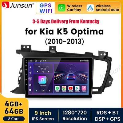 For Kia Optima K5 2010-2013 4+64G Carplay Android15 Car Stereo Radio GPS Navi BT