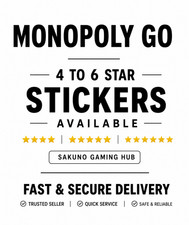 Monopoly GO Any 4  5  6  Sticker | Fast Deliv...
