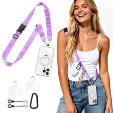 Multifunctional Phone Lanyard Adjustable Anti-Theft Crossbody Phone Strap