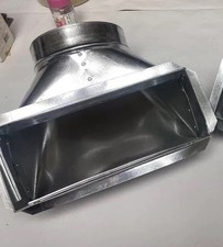 IMPERIAL 10-in x 4-in x 6-in Galvanized Steel 90 Degree Register Duct Boot