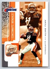 2001 Fleer Game Time 101 Akili Smith    Cincinnati Bengals Football Card