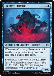 Clammy Prowler 45/469 Duskmourn: House of Horror Foil