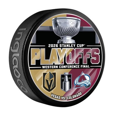 2026 Stanley Cup Playoffs Vegas Golden Knights vs Colorado Avalanche Hockey Puck