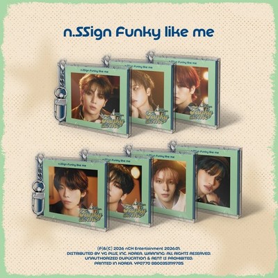 N.SSIGN [FUNKY LIKE ME] Album MINI JEWEL Ver/NFC+Jewel Case+2 Cover+2 Photo Card