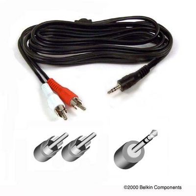 Belkin Y Audio Cable F8V235-06 Splitter Cable Original $59.99 