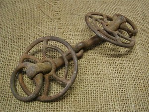 Vintage Iron Horse Harness Bit Antique Rare Design Wagon Western Military 6494