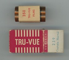 Captain Marvel Menace from the Moon 1959 Tru-Vue Comic Strip 3-D Film Strip