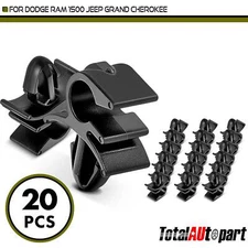 20Pcs Hood Latch Release Cable Retainer Clips for Jeep Grand Cherokee 6mm Nylon