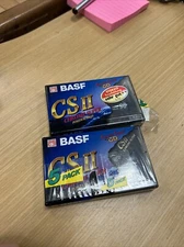 BASF CEII 90 Chrome Extra Audio Cassette New & Sealed, Pack of 2, Made in France
