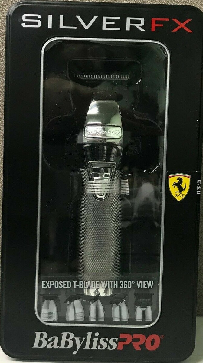 Babyliss Pro FX787NS Silver Lithium Exposed Blade Cordless Trimmer