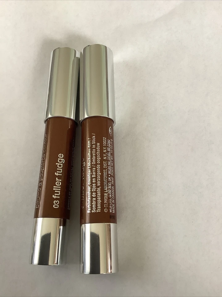 2X Clinique Chubby Stick Shadow Tint For Eyes 03 Fuller Fudge 0.10oz  - Image 3 of 4