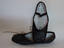 Girls Ballerina Ballet Slippers Shoes 2 1/2 2.5 American Theater Black Dance NEW
